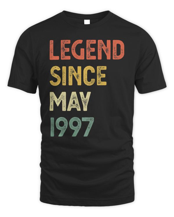 25 Years Old Legend Since May 1997 25th Birthday Men Women