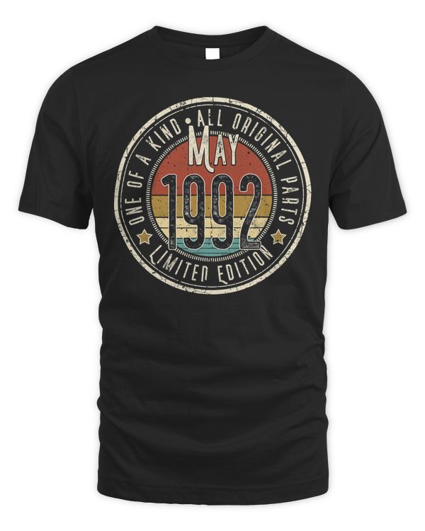 30 Year Old May 1992 Born in 1992 30th Birthday