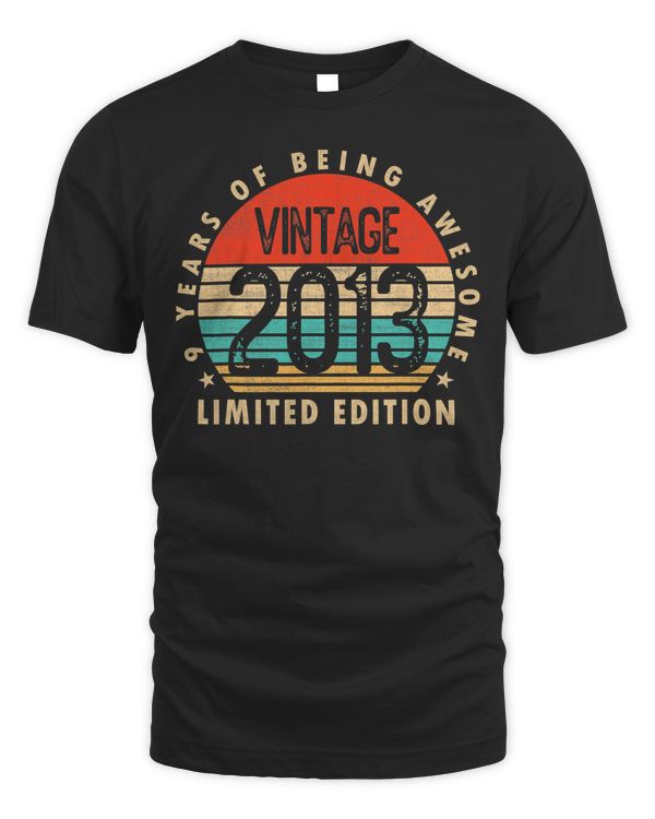 9 Year Old Gifts Vintage 2013 Limited Edition 9th Birthday