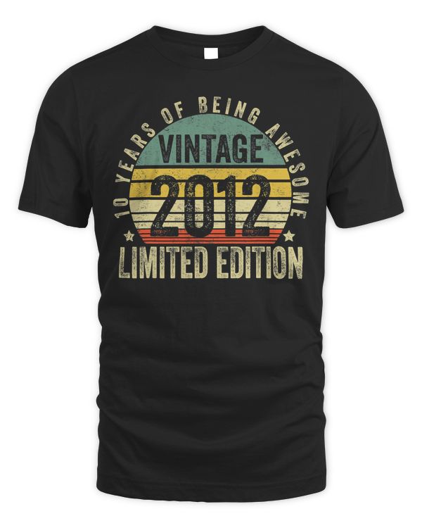 10 Year Old Gifts Vintage 2012 Limited Edition 10th Birthday