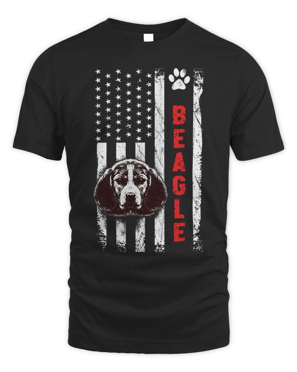 Beagle American Flag Mom Owner 4th Of July 23 Dog Lover