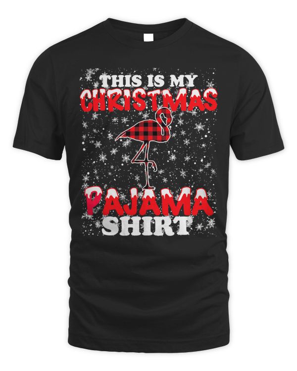 Flamingo Lovers This Is My Christmas Pajama Funny Xmas 28