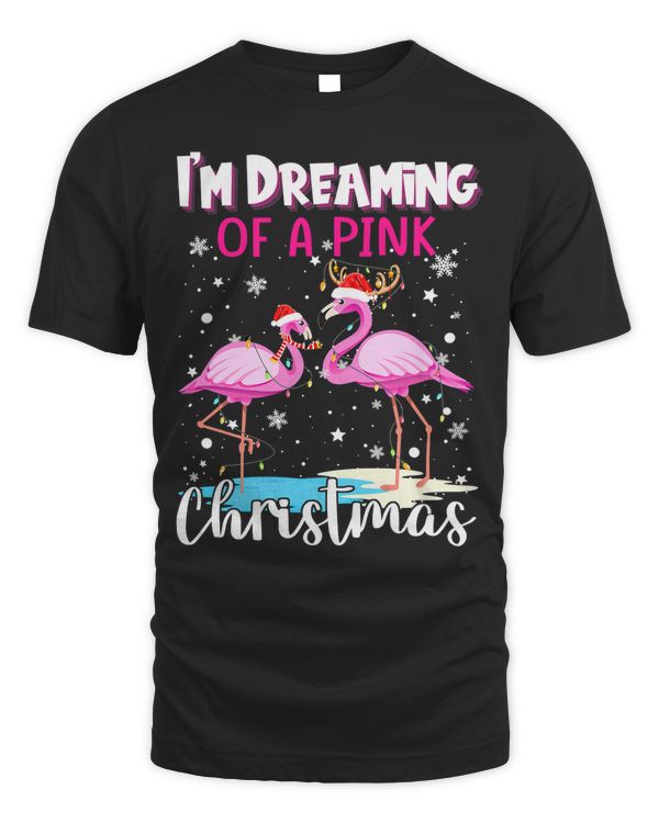 Flamingo Matching Family Im Dreaming Of A Pink Christmas Flamingo 188