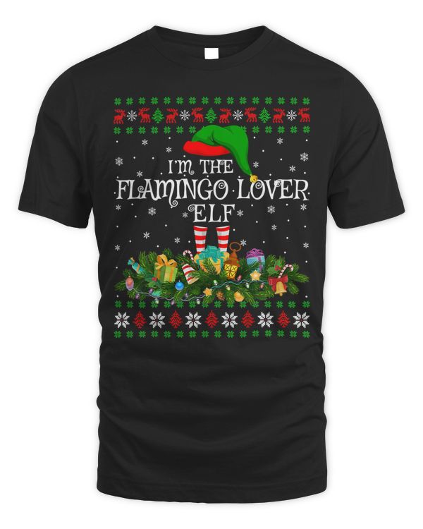 Flamingo Matching Family Ugly Im The Flamingo Lover Elf Christmas 55