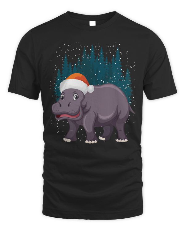 Hippopotamus All I Want For Christmas Is Hippopotamus Funny Christmas 100 Hippo