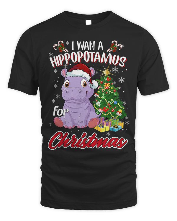 Hippopotamus I Want A Hippopotamus For Christmas Hippo Xmas 374 Hippo