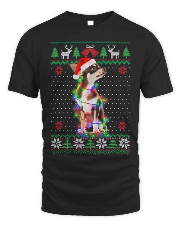 Chihuahua Animal Ugly Sweater Christmas Puppy Animal Lover 235