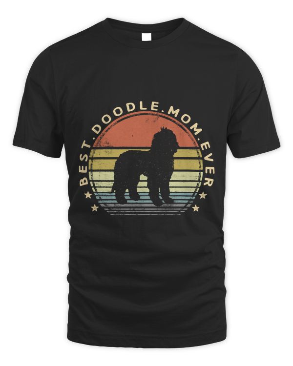 Best Doodle Mom Ever Labradoodle GoldenDoodle Dog Lover Mama Long Sleeve T-Shirt