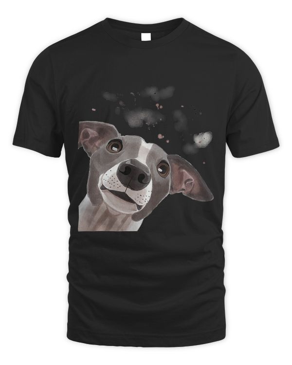 Funny Curious Dog Italian Greyhound Premium T-Shirt