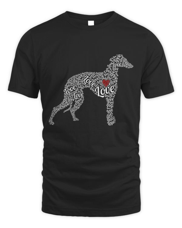 Greyhound - I Love Greyhounds T-Shirt