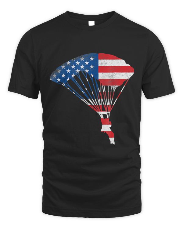 American Parachuting Lover Skydiving Shirt Love Skydive Gift