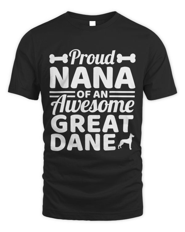 Great Dane Grandma Merch  Top Gifts For Great Dane Owners T-Shirt