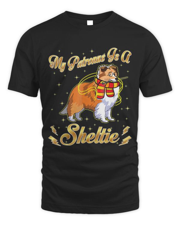 My Patronus Is A Sheltie Harry Dog Potter Shirt Dad Mom