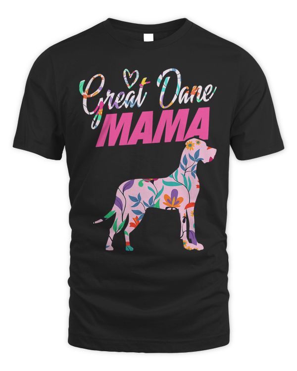 Great Dane Mom Mama Grandma Dog lover I Great Dane T-Shirt