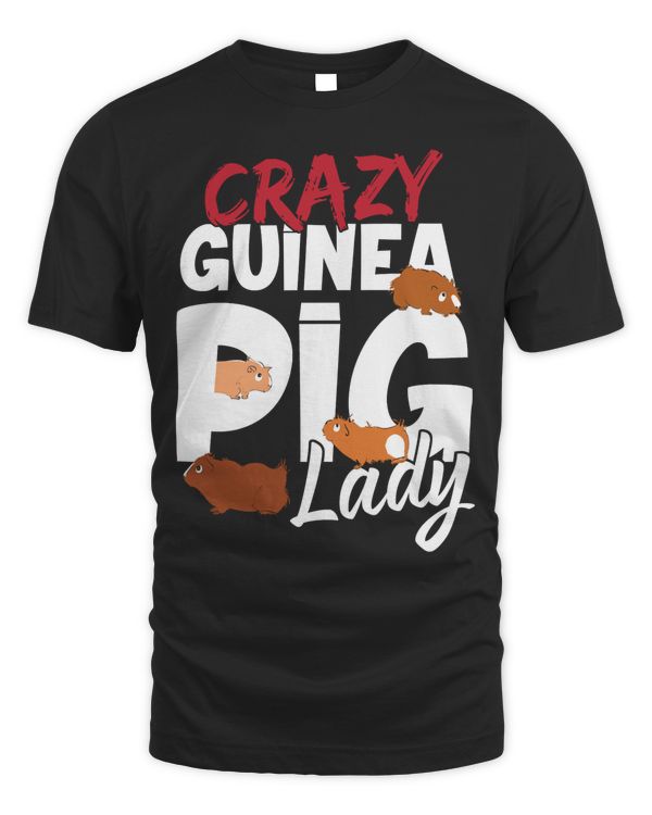 Crazy Guinea Pig Lady Long Sleeve T-Shirt