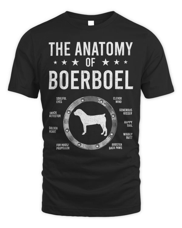Anatomy of Boerboel Dog Lover T-Shirt