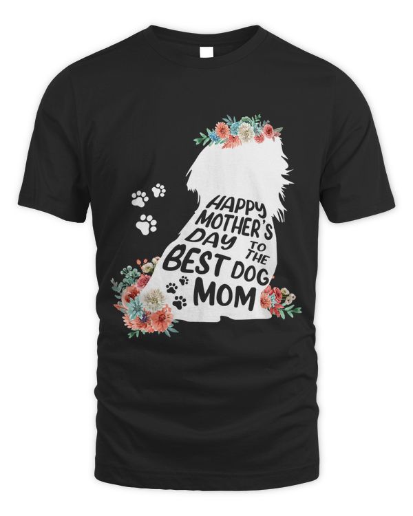 Happy Mother's Day To The Best Shih Tzu Mom Dog Lover Women T-Shirt