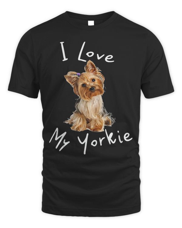 Cute I Love My Yorkie Dog Gift Tank Top