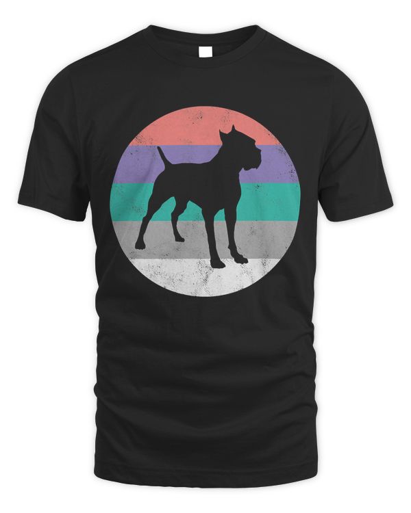 Cane Corso Gift Shirt For Women & Girls Retro Vintage