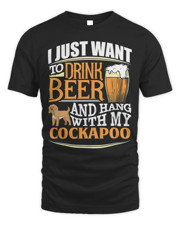 Cockapoo Beer T Shirt T-Shirt
