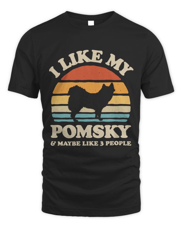 I Like My Pomsky And Maybe Like 3 People Husky Pomeranian Sweatshirt