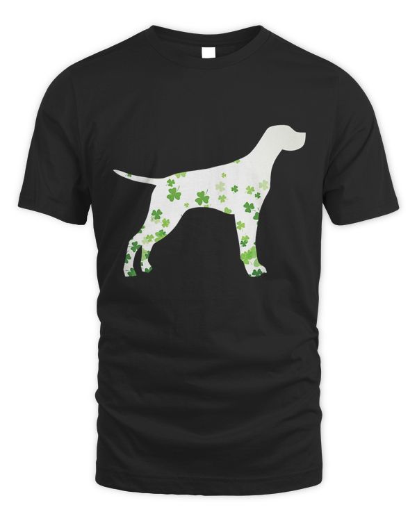 English Pointer St Patrick's Day Shamrock Dog T-Shirt