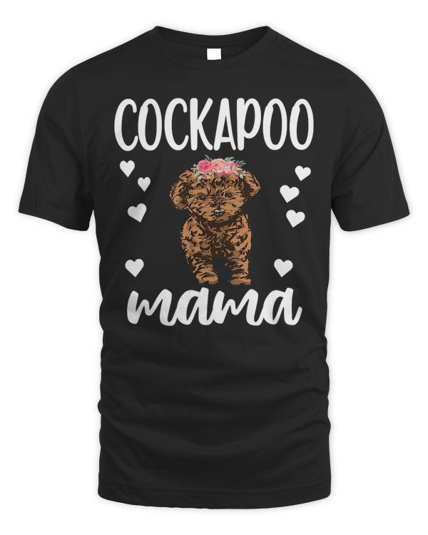 Cockapoo Mama Cockapoo Dog Owner Cute Cockapoo Mom T-Shirt