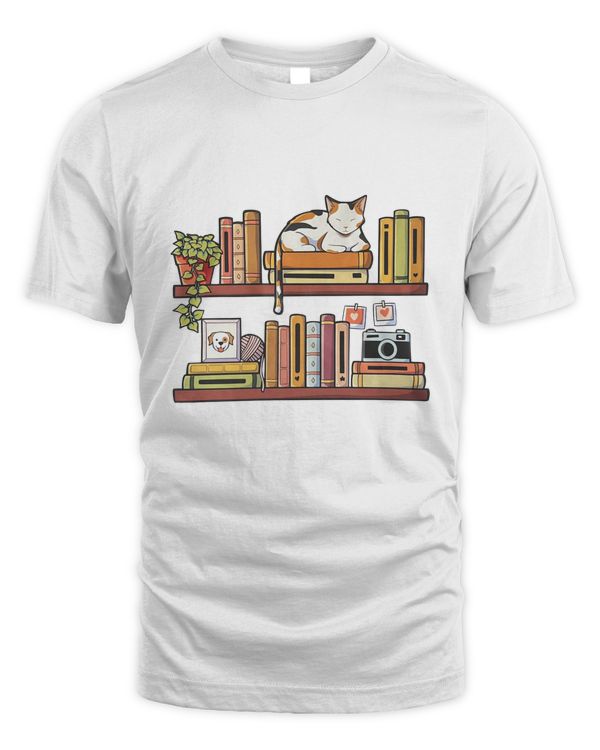 Cats Books T-Shirt