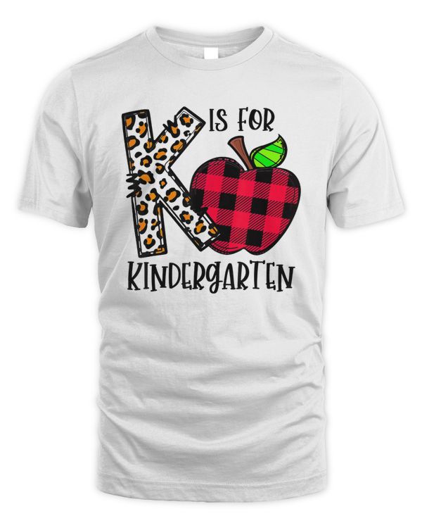 Cute Leopard K Is For Kindergarten Teacher