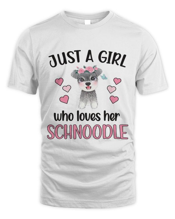 Girl Who Loves Her Schnoodle Mom 579