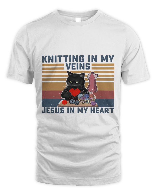 Knitting In My Veins Jesus In My Heart Christian Knit Lover 150