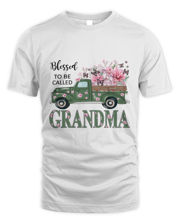 Womens Blessed to be called Grandma Mother Day Birthday Christmas 146