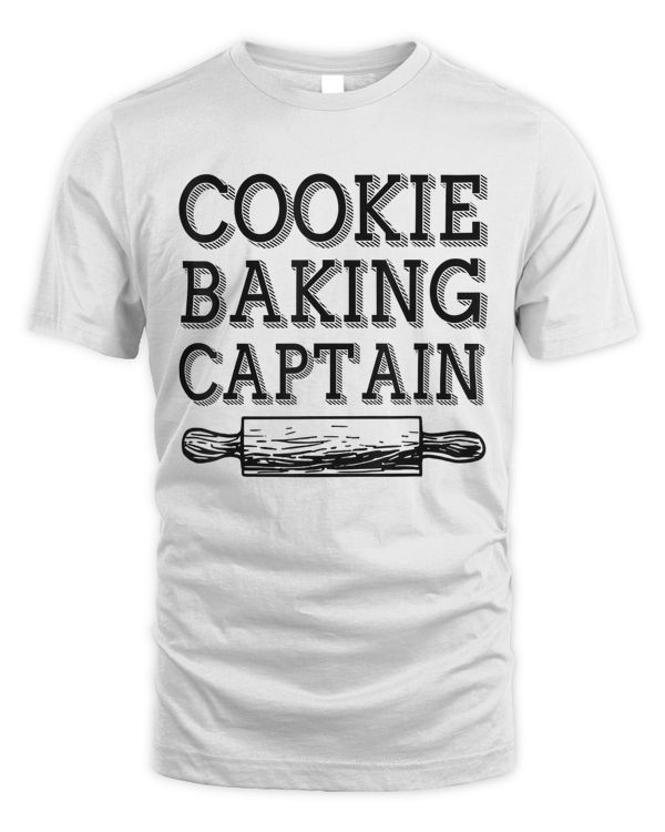 Baker Funny Gift - Cookie Baking Captain T-Shirt