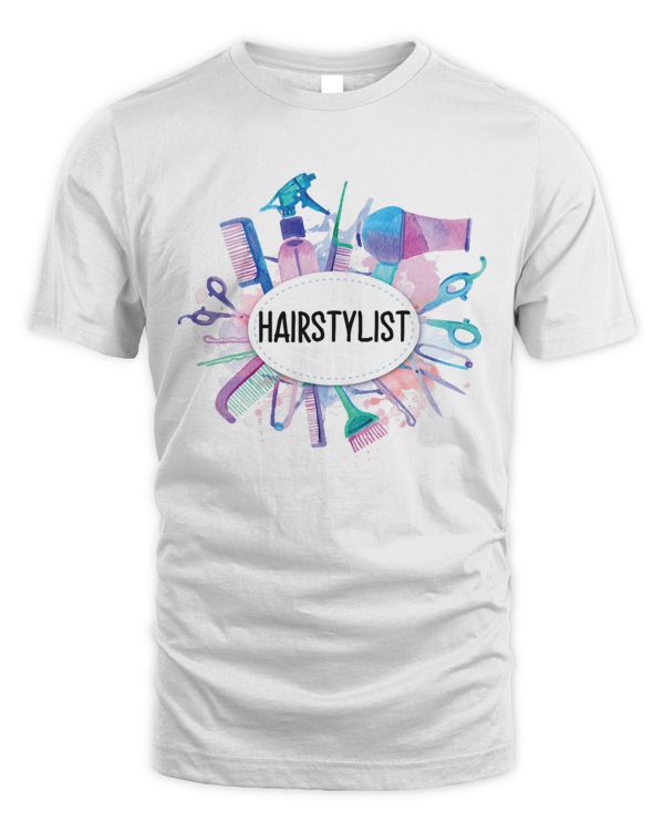 Barber Hairdresser Women Gift Hairstylist T-Shirt