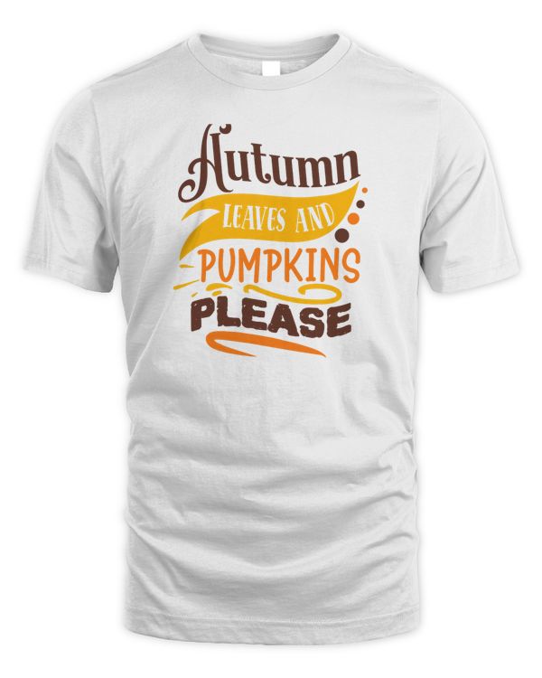 Autumn leaves and pumpkins please