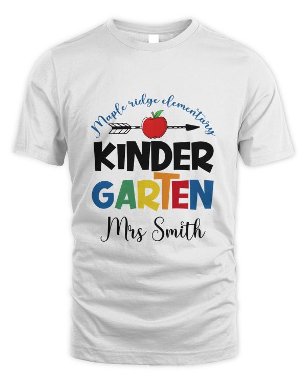 RD Kindergarten Teacher Shirt With Name, Kindergarten Teacher T Shirts, Kindergarten Teacher Gifts Back to School, Personalized Shirt