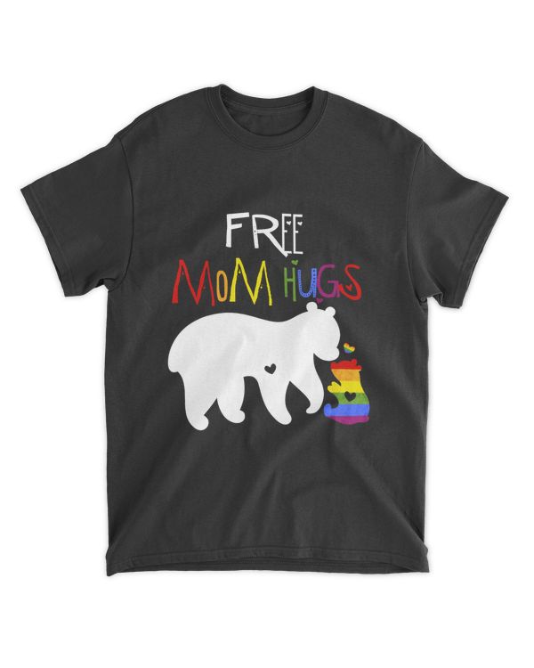 RD Free Mom Hugs Shirt, LGBT Pride, Mama Bear, Mother's Day T Shirt