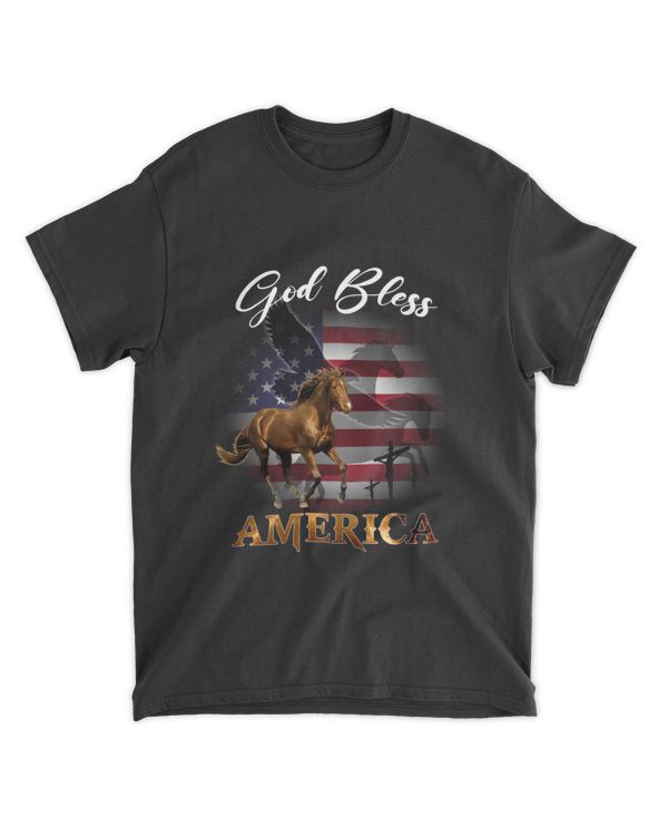 Horse Eagle God Bless