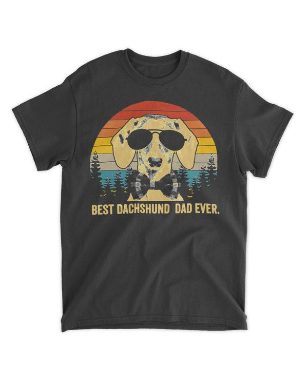 Dachshund Dog Best Dachshund Dad Ever 331 Dog Lover