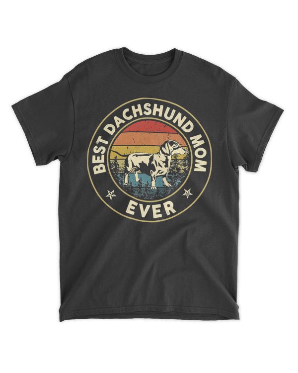 Dachshund Dog Best Dachshund Mom Ever Vintage Puppy Mom 61 Dog Lover