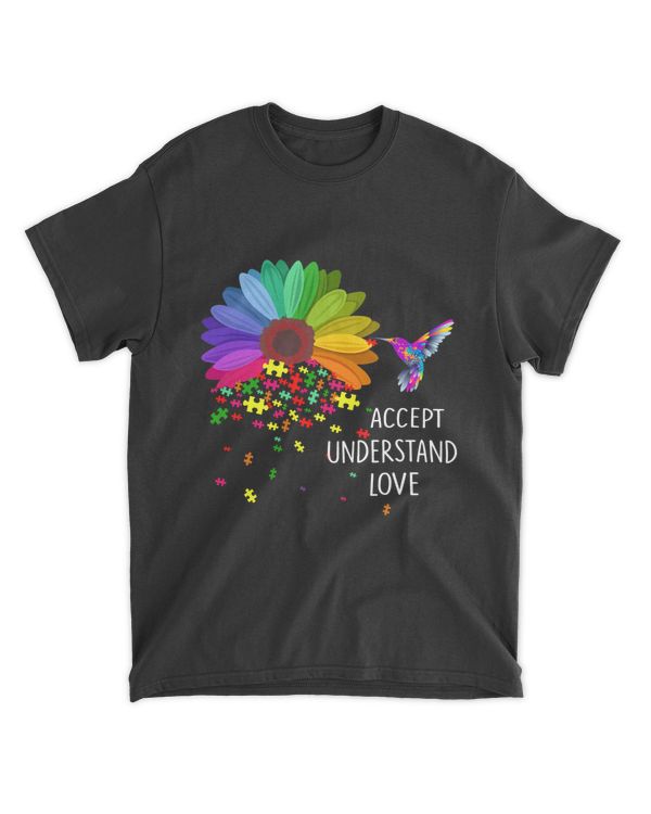 Floral Autism Awareness Flower For Mom