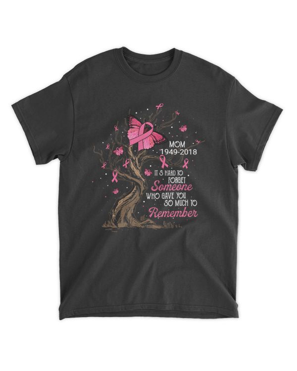 RD Breast Cancer Hard To Forget Memorial Shirt
