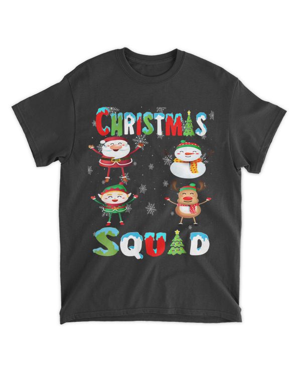 Christmas squad tshirts pajamas men, women, kids, boys, girls