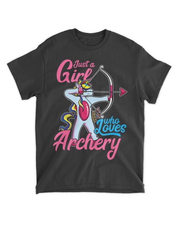 Just A Girl Who Loves Archery Unicorn Bow And Arrow Archer