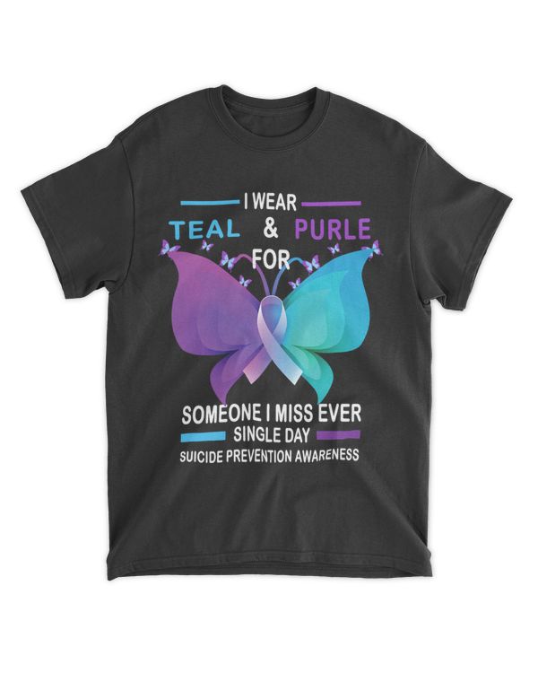 Suicide Prevention Awareness 2I Wear Teal and Purple