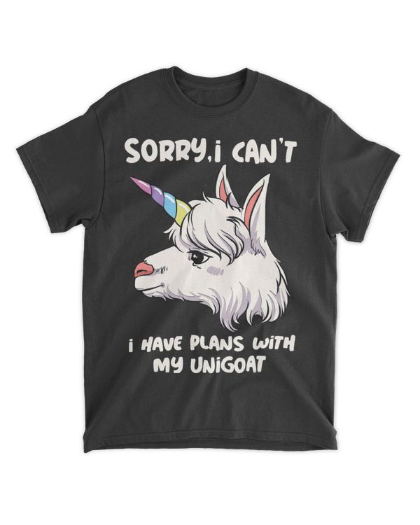 Sorry I Cant I Have Plans With My Unigoat Funny Goat