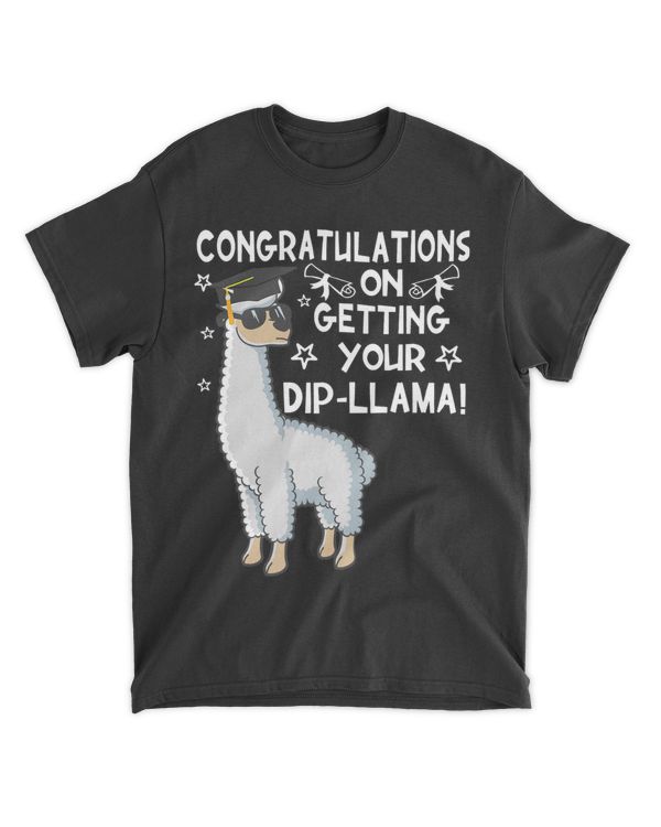 Funny Congratulations on DipLlama Graduation Llama