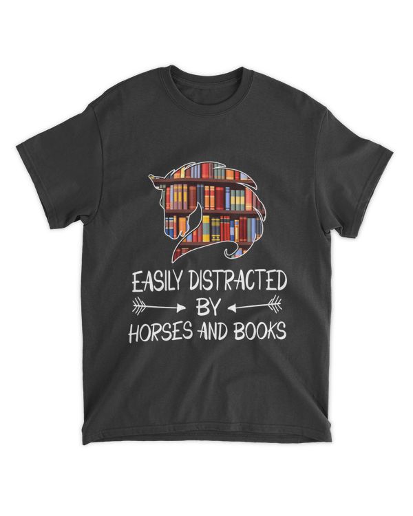 Easily distracted by horses and books