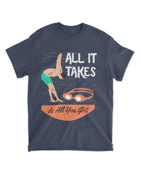 Swimming T-Shirt, Swimming Tank Top, Swimming Shirt for Summer