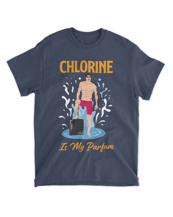 Chlorine is My Perfume, Swimming T-Shirt, Swimming Tank Top, Swimming Shirt for Summer